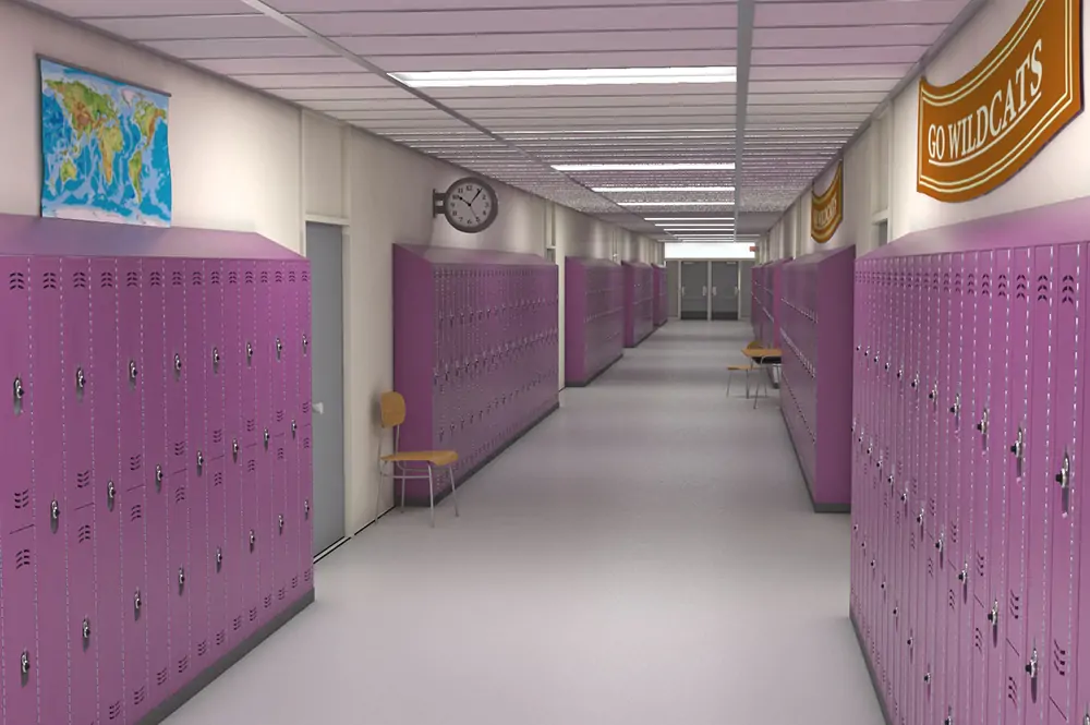 Which kind of lock is better for school bag cabinets?