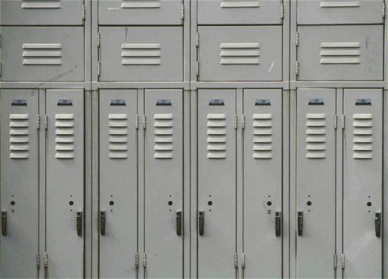 For storage in public places, which type of lock is better for metal cabinets?